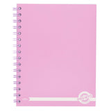 Premto Pastel A5 Wiro Notebook - 200 Pages - Wild Orchid