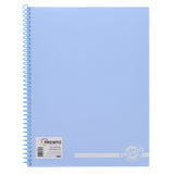 Premto Pastel A4 Spiral Notebook PP - 160 Pages - Cornflower Blue