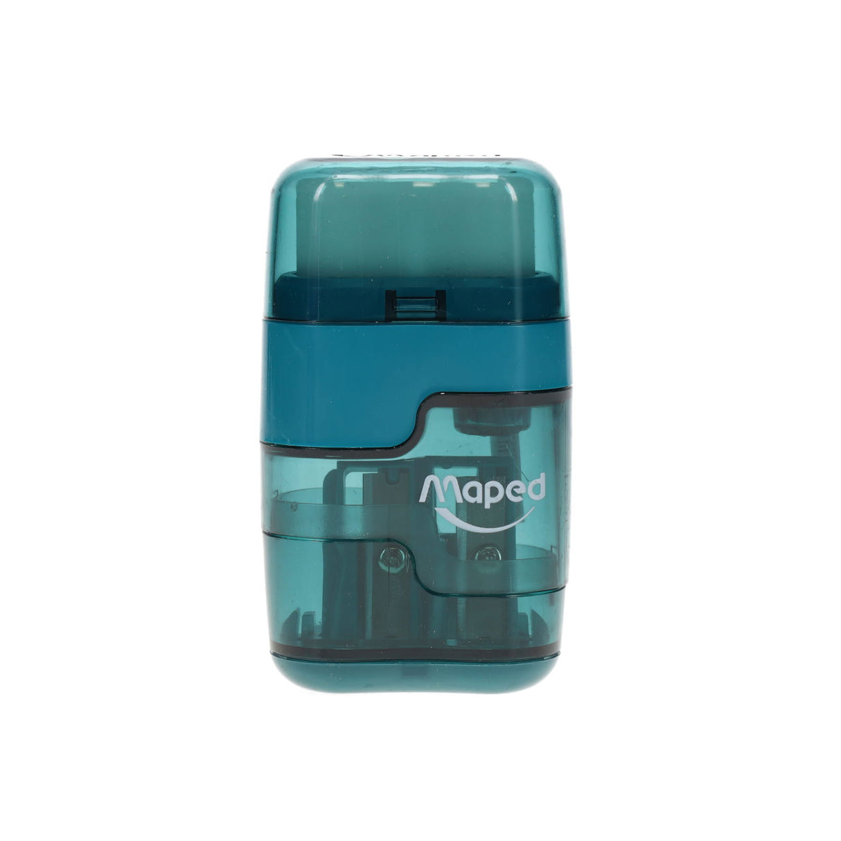 Maped Duo Connect Twin Hole Sharper & Eraser - Translucent Green