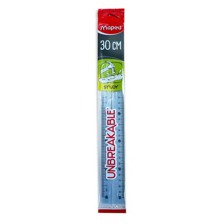 Maped Study 30Cm Unbreakable Ruler - Blue