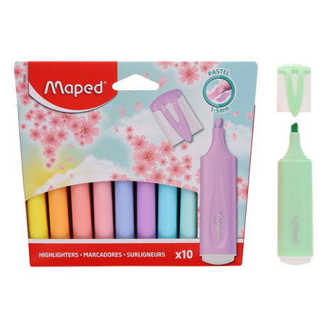 Maped Highlighters - Pastel - Pack of 10