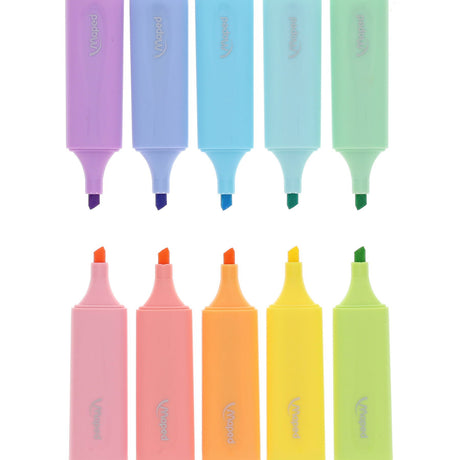 Maped Highlighters - Pastel - Pack of 10