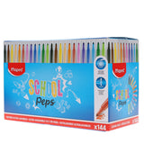 Maped Schoolpack Color'peps Washable Markers Schoolpack - Box of 144
