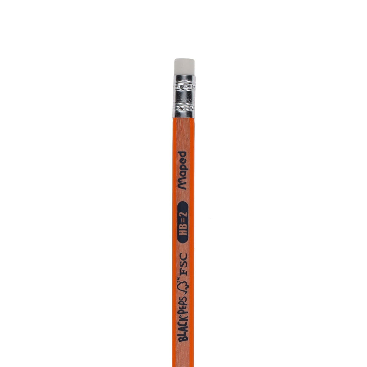 Maped Black'Peps Triangular HB Rubber Tipped Pencil