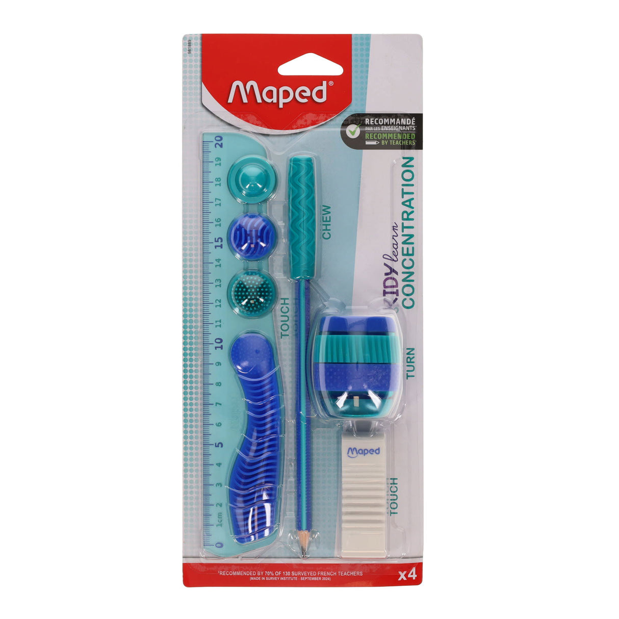 Maped Kidylearn Concentration Stationery Set