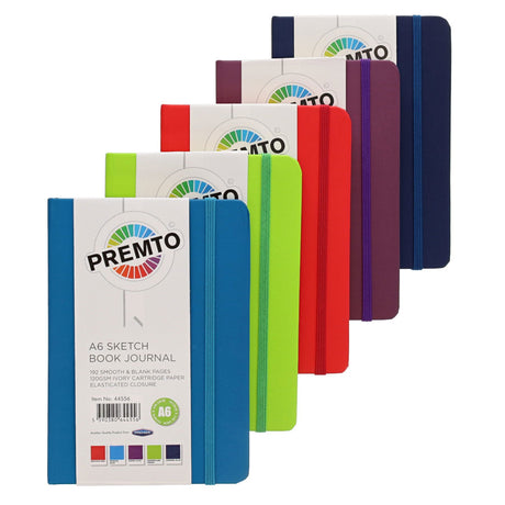 Premto A6 Journal & Sketch Book - 192 Pages - Caterpillar Green