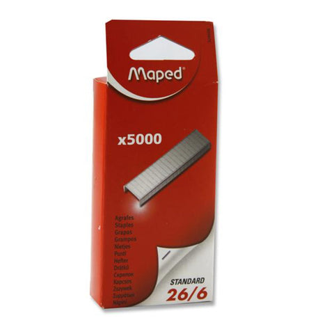 Maped 26/6 Staples - Box of 5000 | Stationery Shop UK