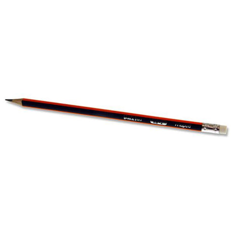 Maped Black'Peps Triangular HB Rubber Tipped Pencil-Pencils-Maped|StationeryShop.co.uk