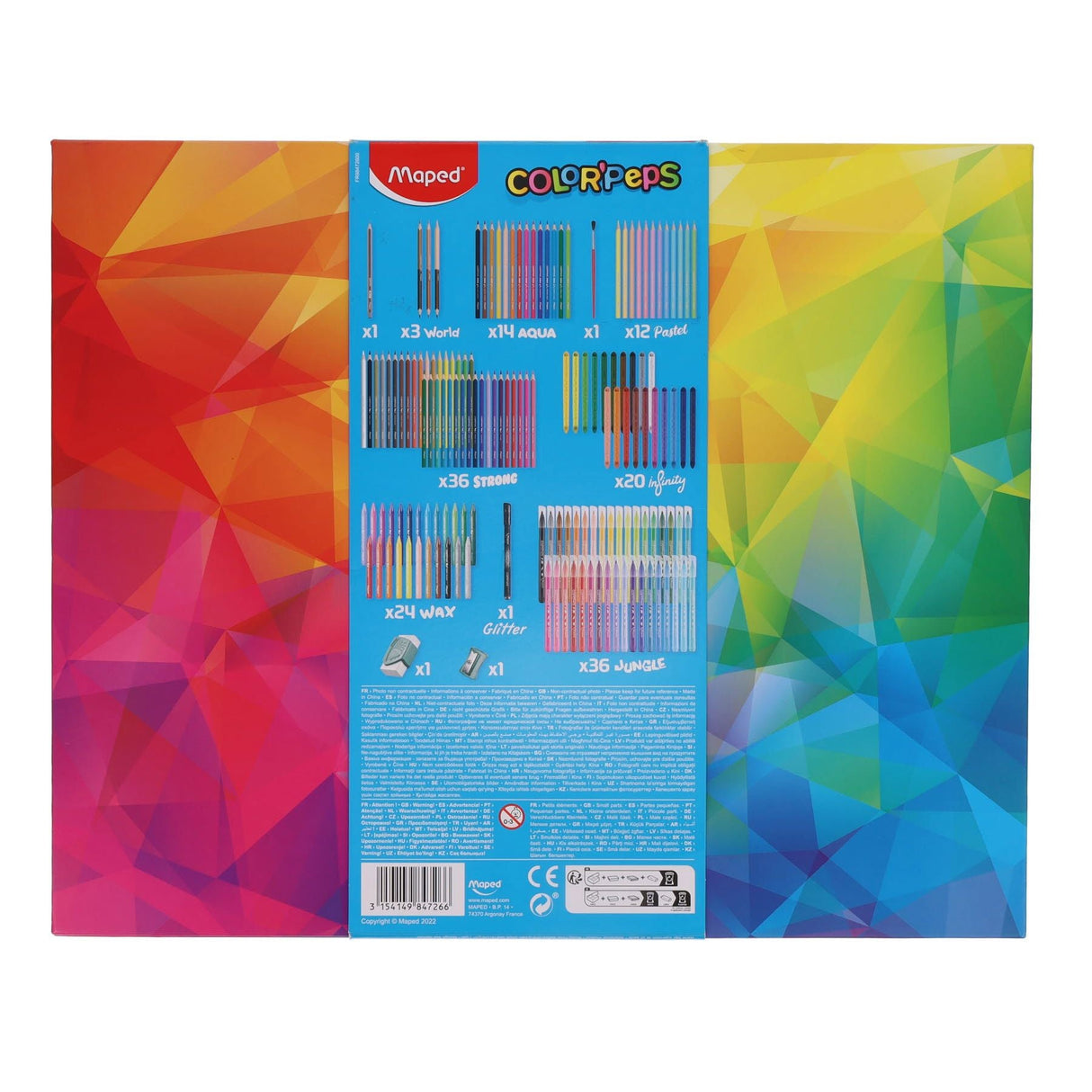 Maped Colorpeps Set - 150 Pieces | Stationery Shop UK
