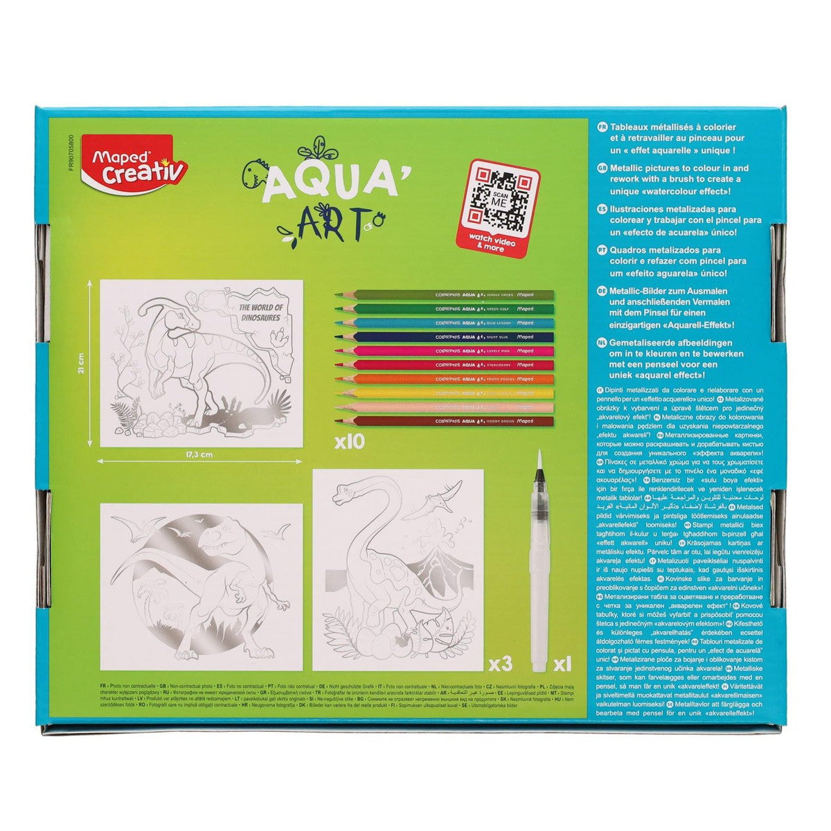 Maped Creativ Aqua Art - Dinosaur-Kids Art Sets-Maped|StationeryShop.co.uk