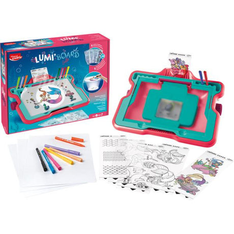 Maped Creativ Lumi Board Themed - Magical Under The Sea-Kids Art Sets-Maped | Buy Online at Stationery Shop