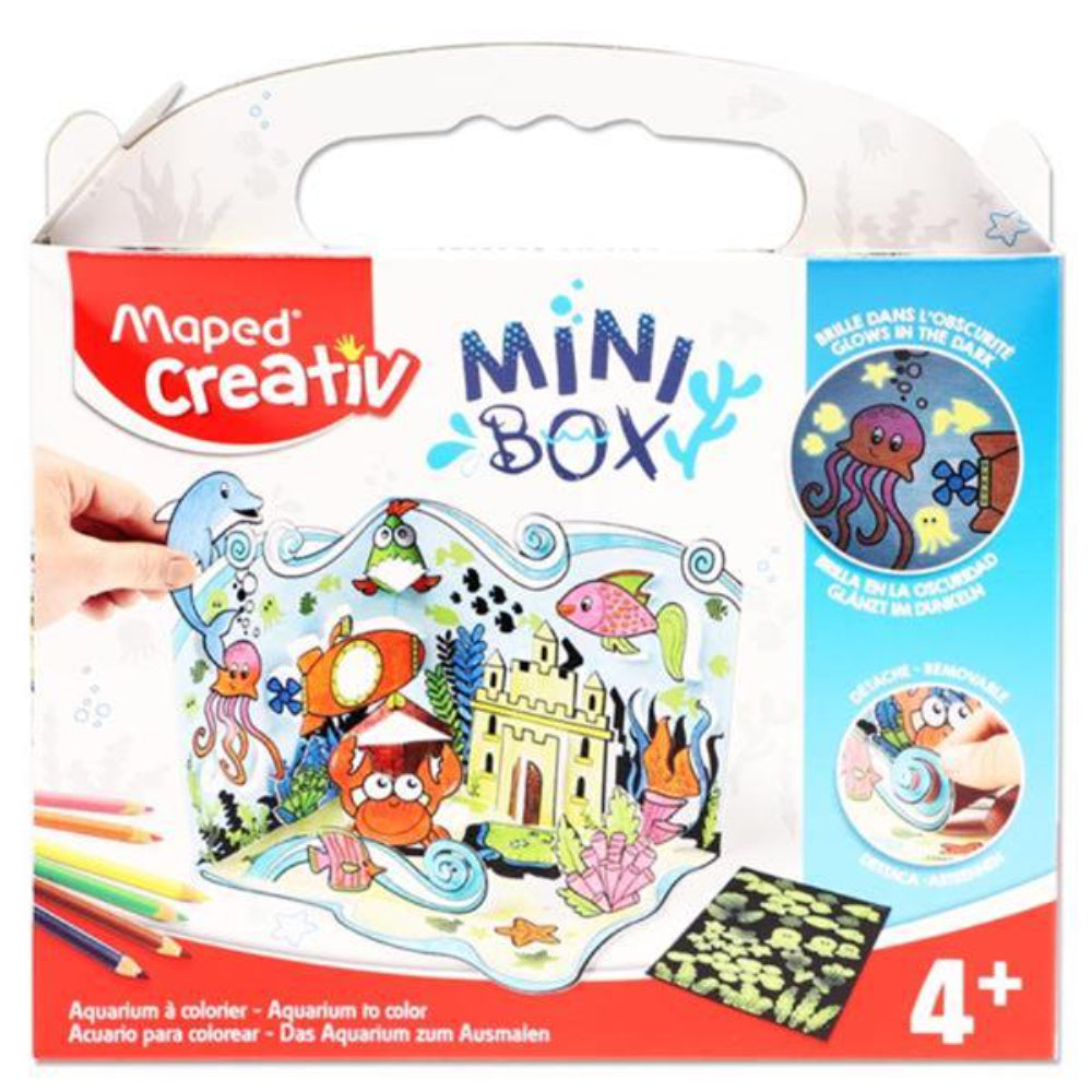 Maped Creativ Mini Box - Aquarium To Colour-Creative Art Sets-Maped|StationeryShop.co.uk
