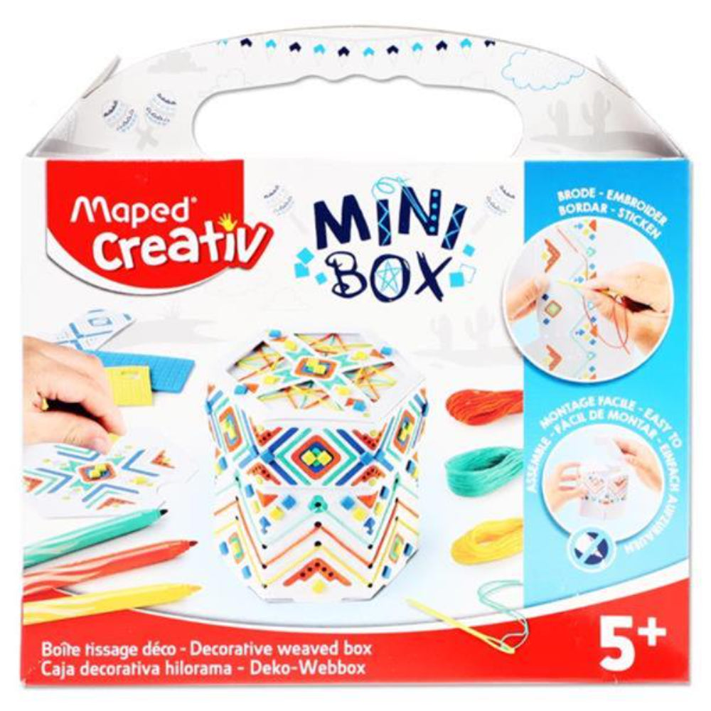 Maped Creativ Mini Box - Decorative Weaved Box-Creative Art Sets-Maped|StationeryShop.co.uk