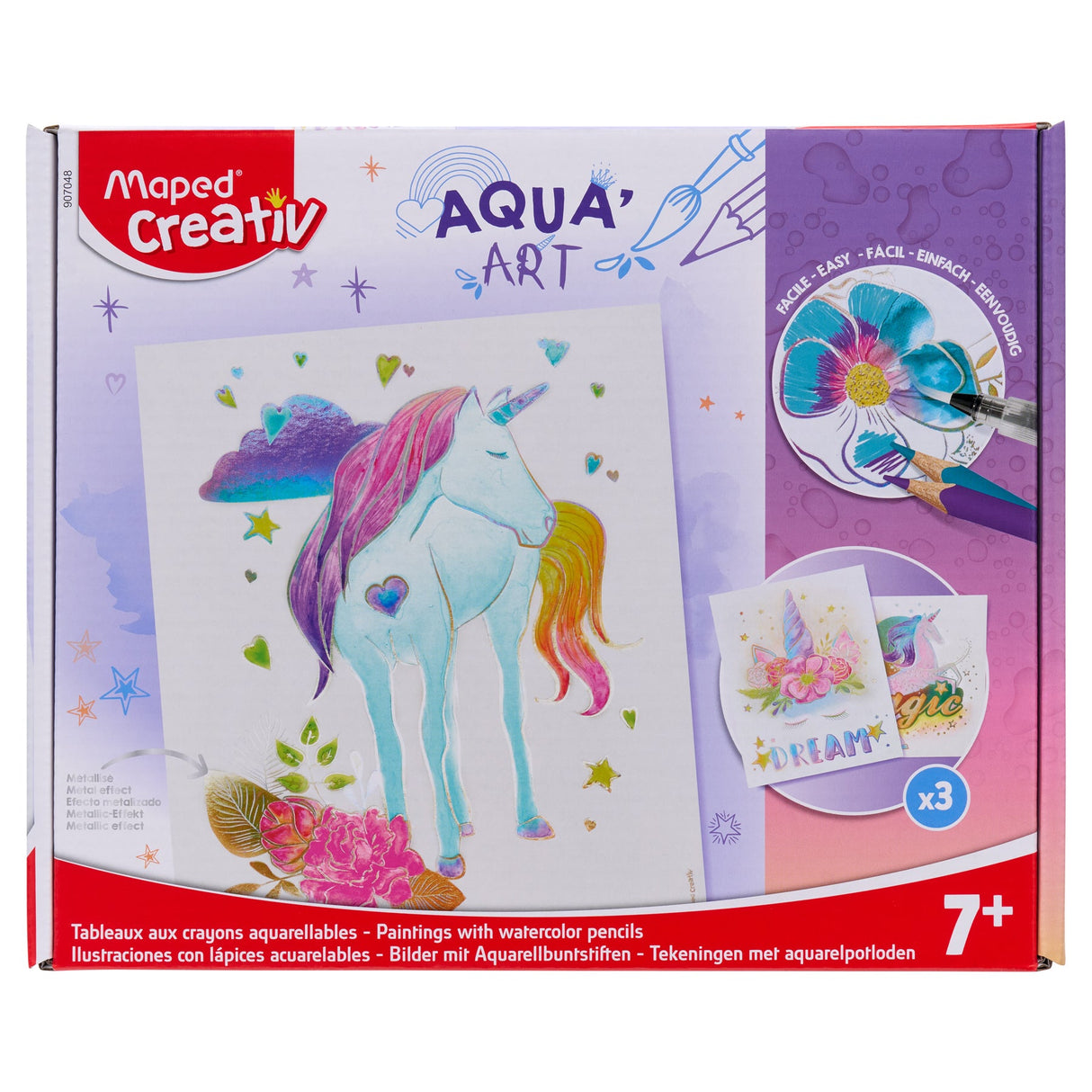 Maped Creativ Watercolour Aqua Art - Unicorns-Kids Art Sets-Maped|StationeryShop.co.uk