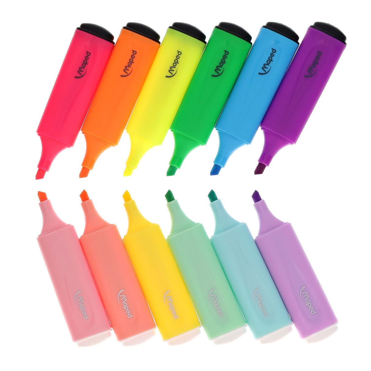 Maped Highlighters - Pack of 12-Highlighters-Maped|StationeryShop.co.uk