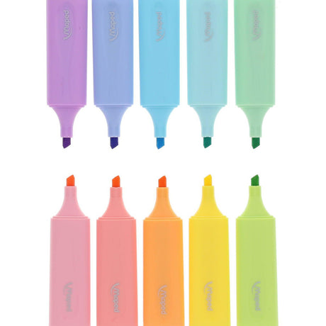 Maped Highlighters - Pastel - Pack of 10