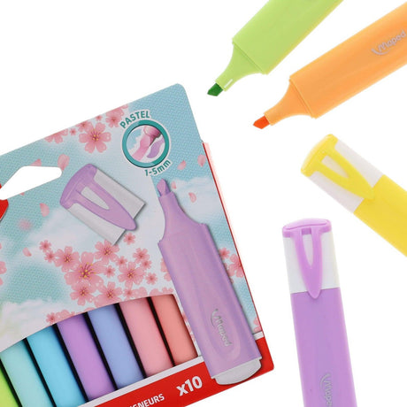 Maped Highlighters - Pastel - Pack of 10