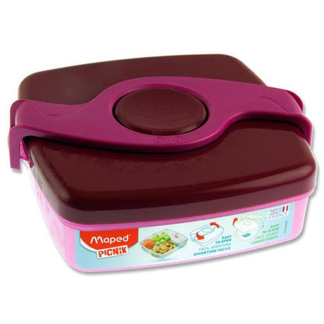 Maped Picnik 520ml Twist Snack Box - Pink