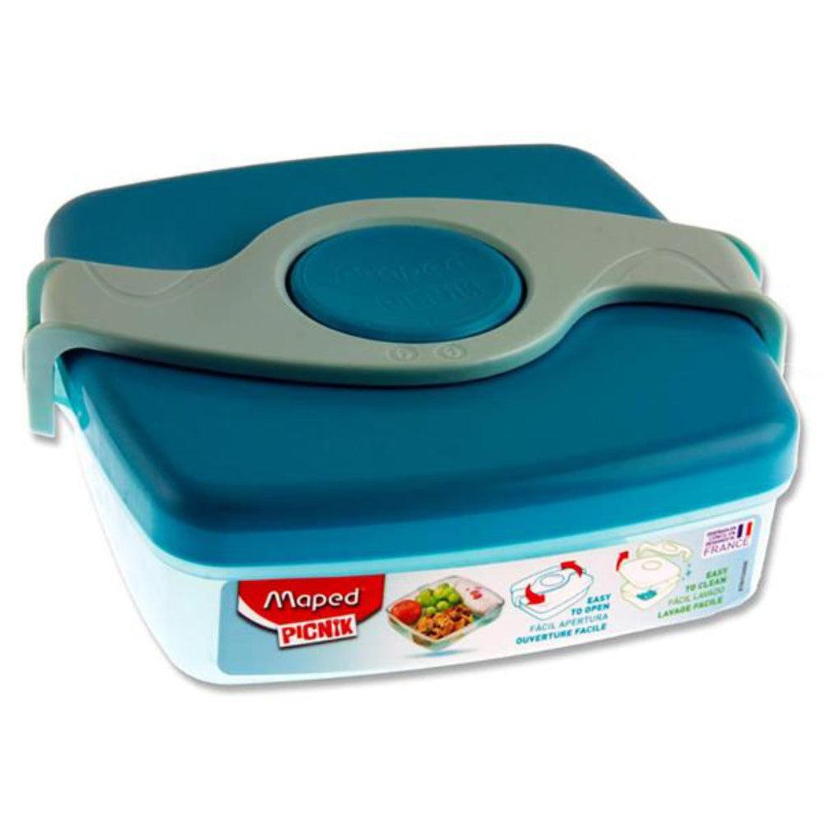 Maped Picnik 520ml Twist Snack Box - Turquoise