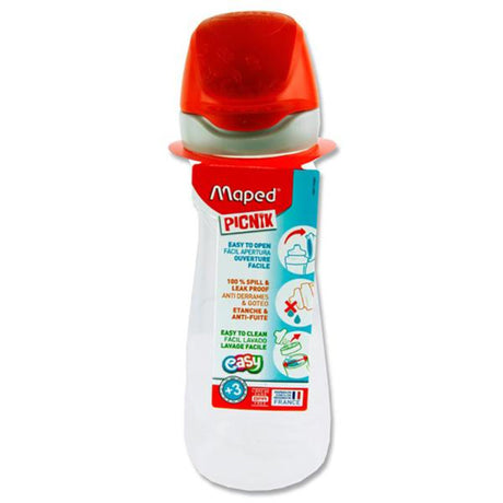 Maped Picnik 580ml Bottle - Red-Water Bottles-Maped | Buy Online at Stationery Shop