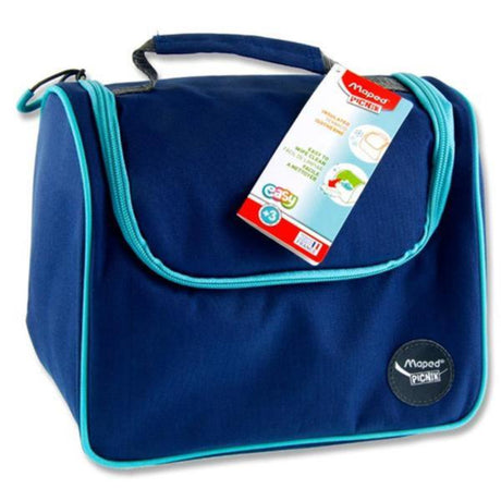 Maped Picnik Lunch Bag - Blue/Green-Lunch Bags-Maped|StationeryShop.co.uk