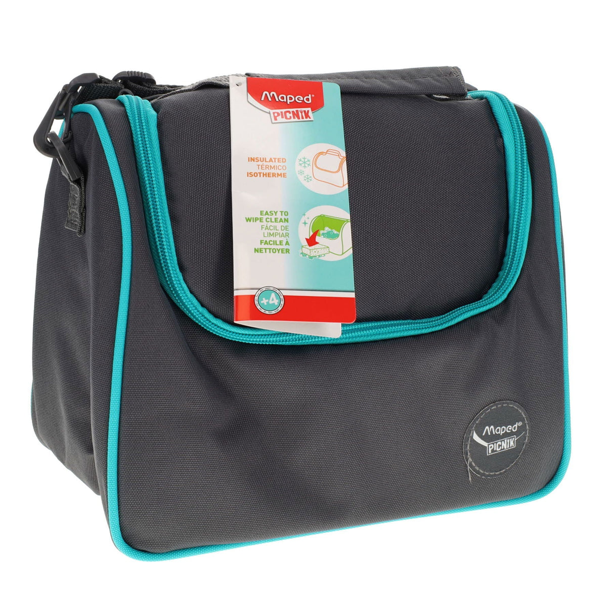 Maped Picnik Lunch Bag - Grey-Lunch Bags- Buy Online at Stationery Shop UK