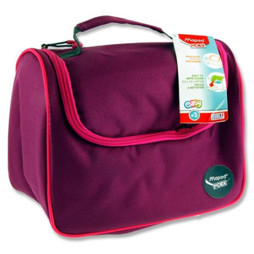 Maped Picnik Lunch Bag - Pink-Lunch Bags-Maped|StationeryShop.co.uk