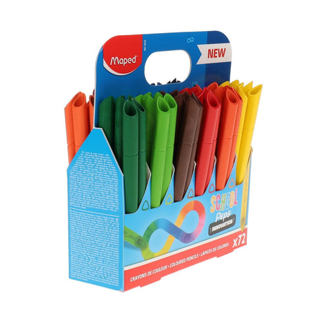 Maped School Colorpeps Colouring Pencils - Pack of 72