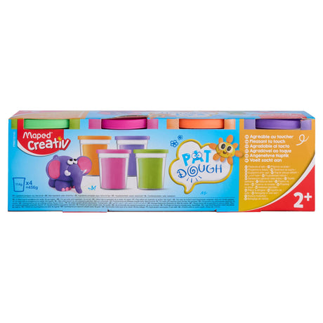 Maped Set of 4 Tubs Play Dough - 4X154g | Stationery Shop UK