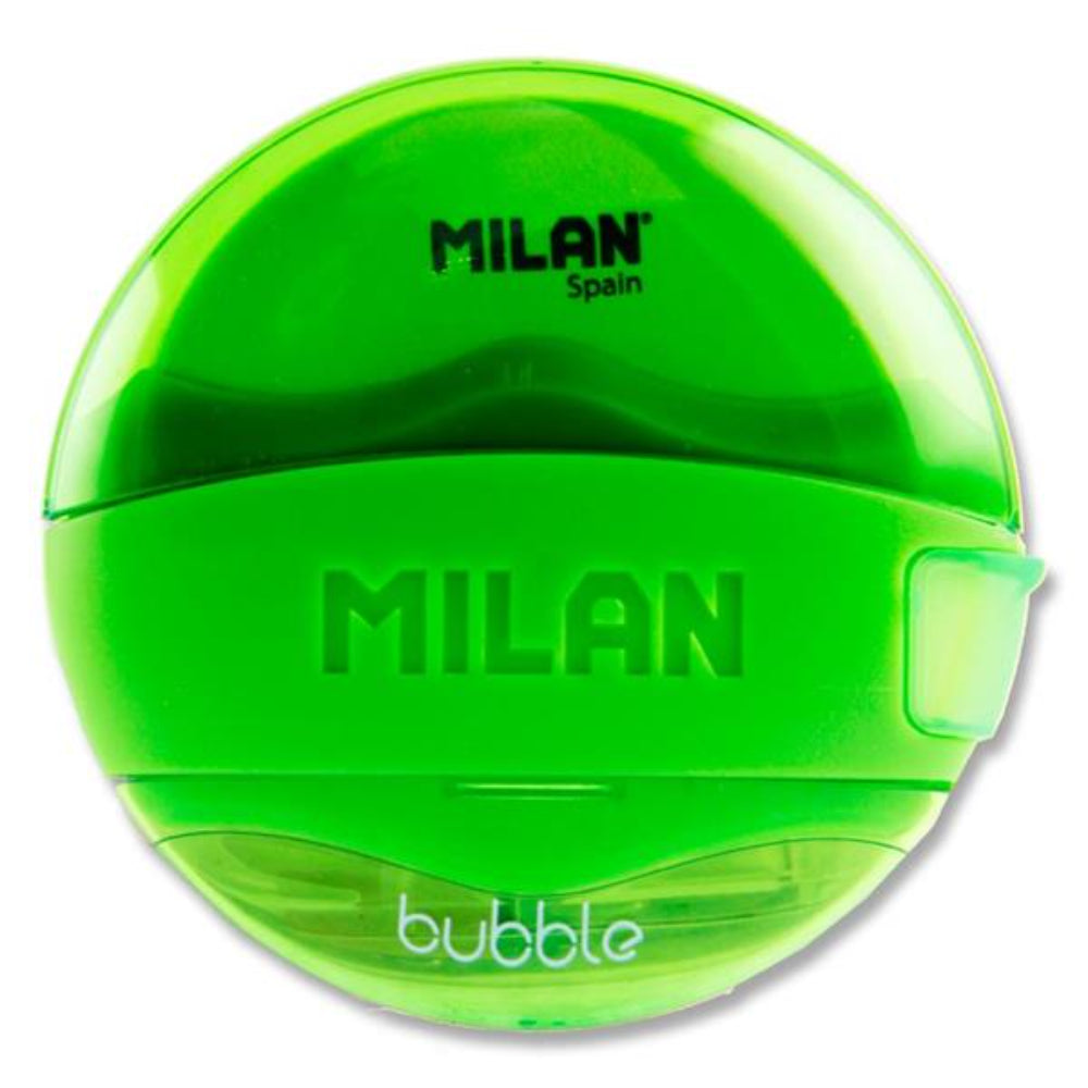 Milan Bubble Eraser & Sharpener - Green-Erasers-Milan|StationeryShop.co.uk