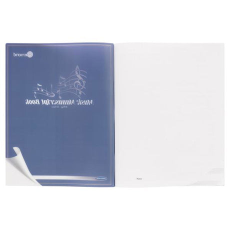 Ormond 12 Stave Durable Cover Music Manuscript Book - 40 Pages-Manuscript Books-Ormond | Buy Online at Stationery Shop