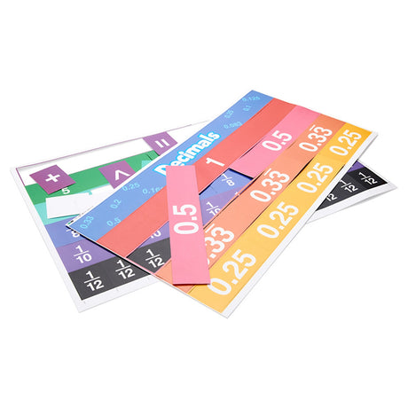 Ormond 520x670mm Fractions Centre Pocket Chart with 60 Double Sided Activity Cards-Educational Games ,Dry Wipe Pocket Storage-Ormond | Buy Online at Stationery Shop