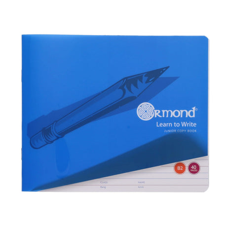 Ormond B2 Durable Cover Learn to Write Exercise Book - 40 Pages | Stationery Shop UK