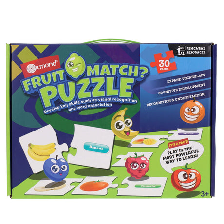 Ormond Fruit Match Puzzle-Educational Games-Ormond|StationeryShop.co.uk