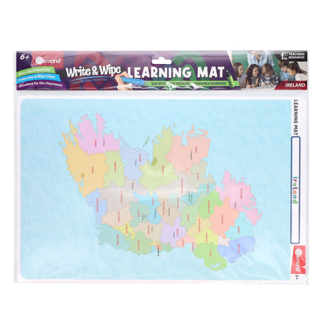 Ormond Learning Mat - Ireland Map | Stationery Shop UK
