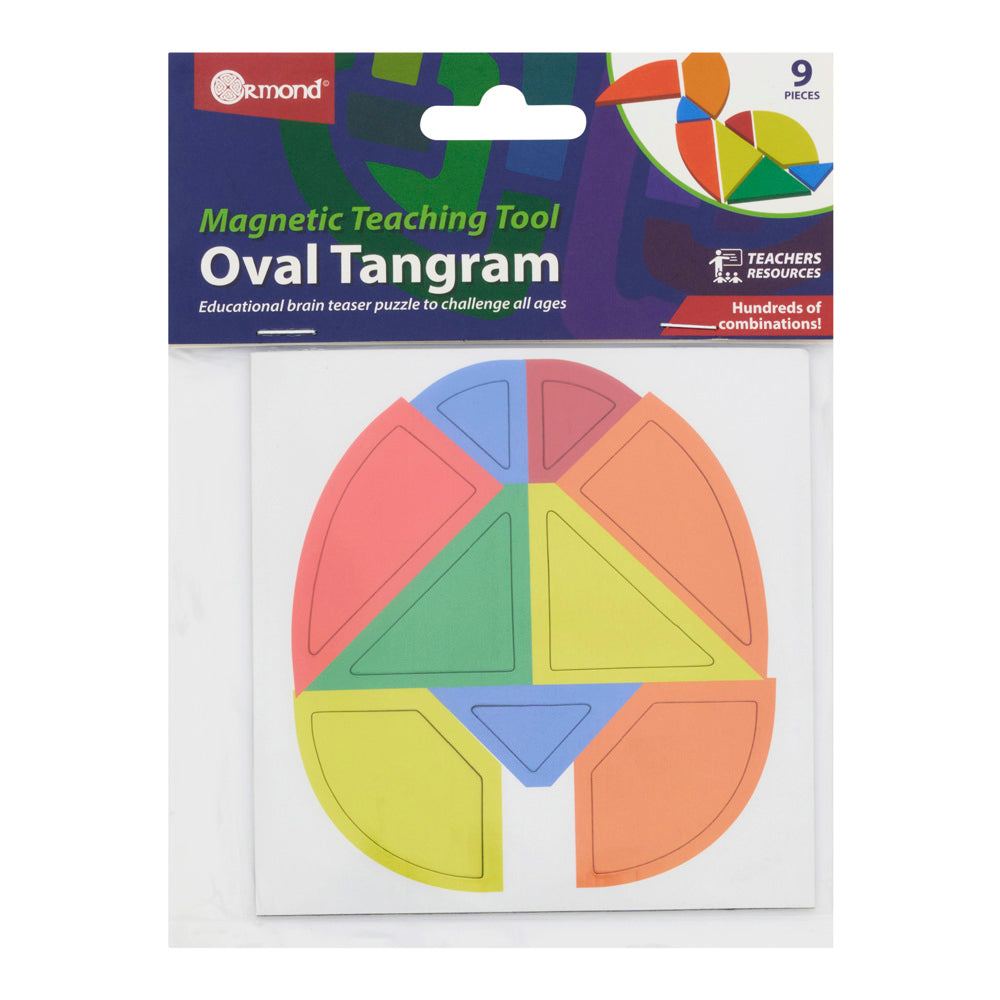 Ormond Magnetic Teaching Tool - Oval Tangram | Stationery Shop UK