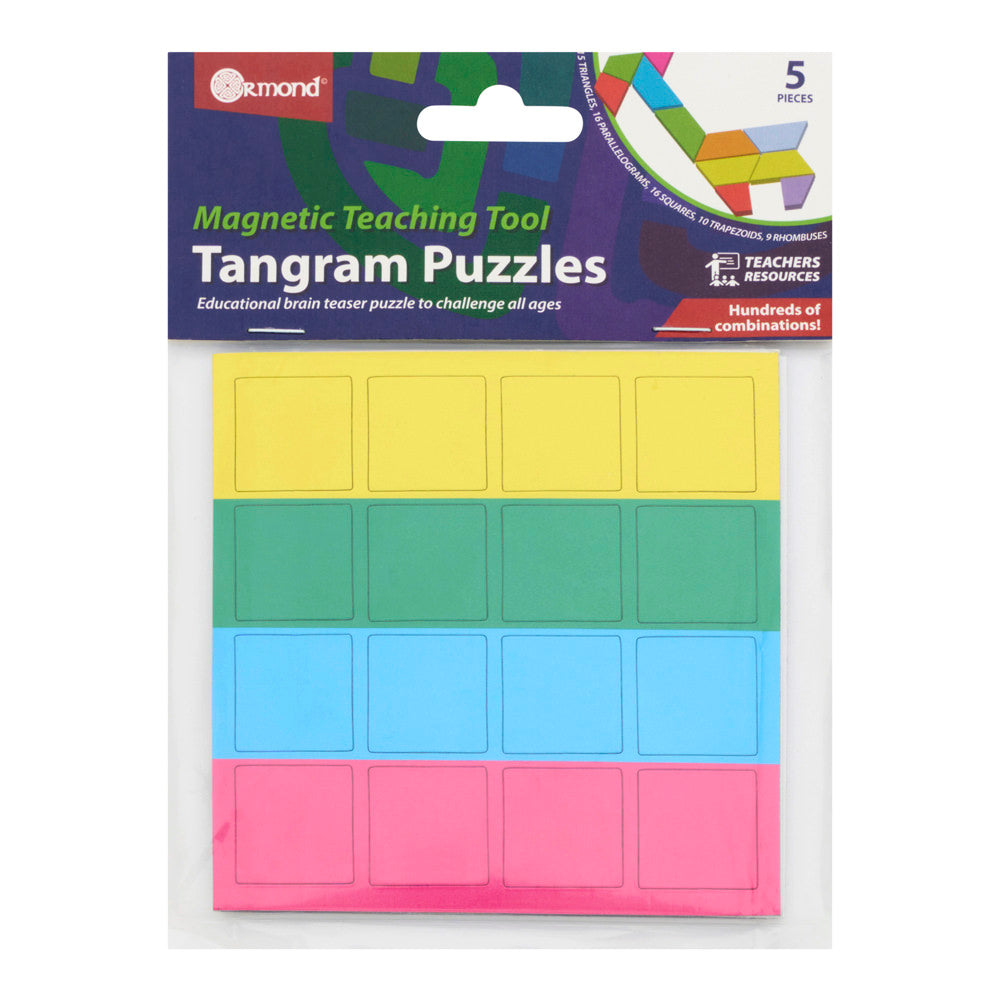 Ormond Magnetic Teaching Tool - Tangram Puzzles-Educational Games-Ormond|StationeryShop.co.uk