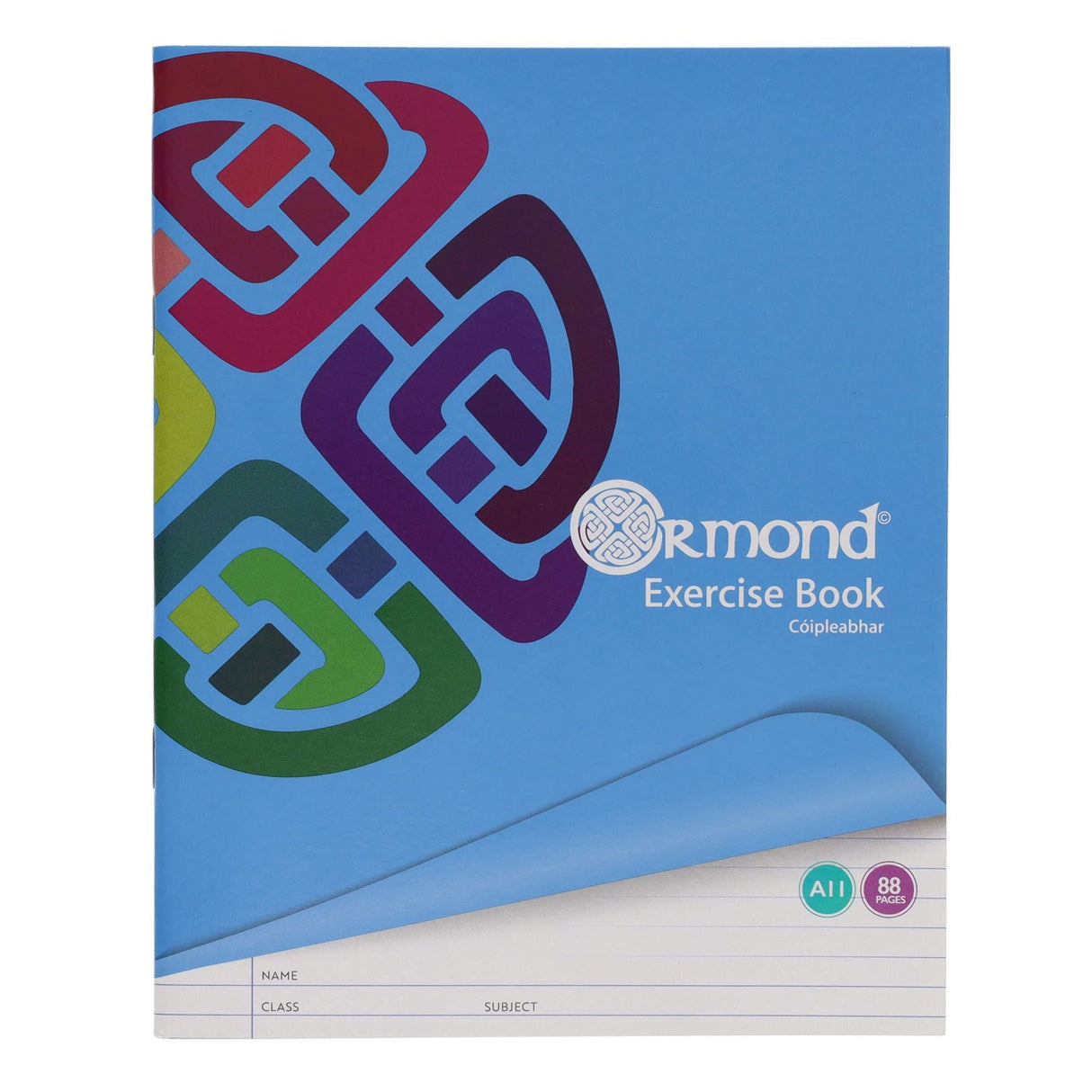 Ormond Multipack | A11 Exercise Book - Margin Ruled - 88 Pages - Pack of 10-Exercise Books-Ormond|StationeryShop.co.uk