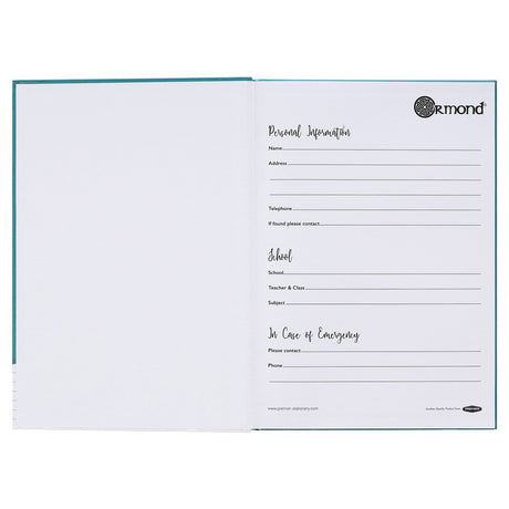 Ormond Multipack | A4 160pg Hardcover Notebook - Pack of 5