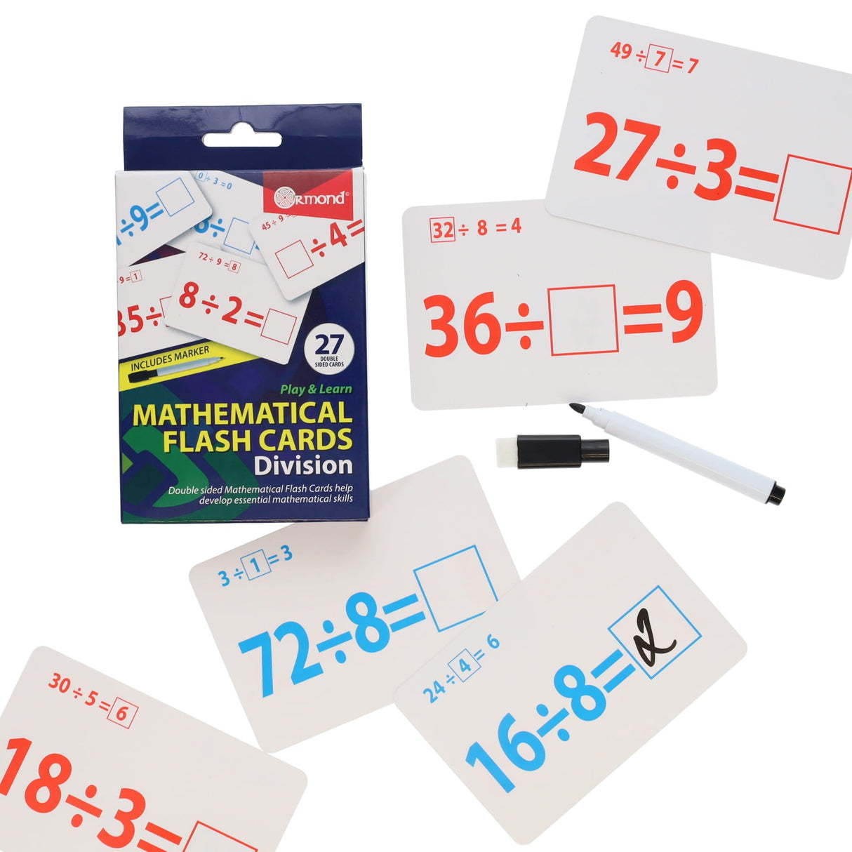 Ormond Multipack | Math Flashcard Set - Pack of 4-Educational Games-Ormond | Buy Online at Stationery Shop