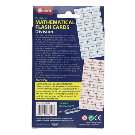 Ormond Multipack | Math Flashcard Set - Pack of 4