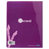 Ormond No.15 Durable Cover Project Book - Top Blank, Bottom Extra Wide Ruled - 40 Pages - Purple | Stationery Shop UK