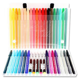 Pentel Arts Studio Markers Set In Carry Case - 40 Pieces