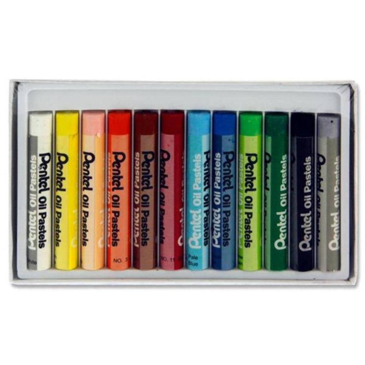 Pentel Arts Oil Pastels - Pack of 12