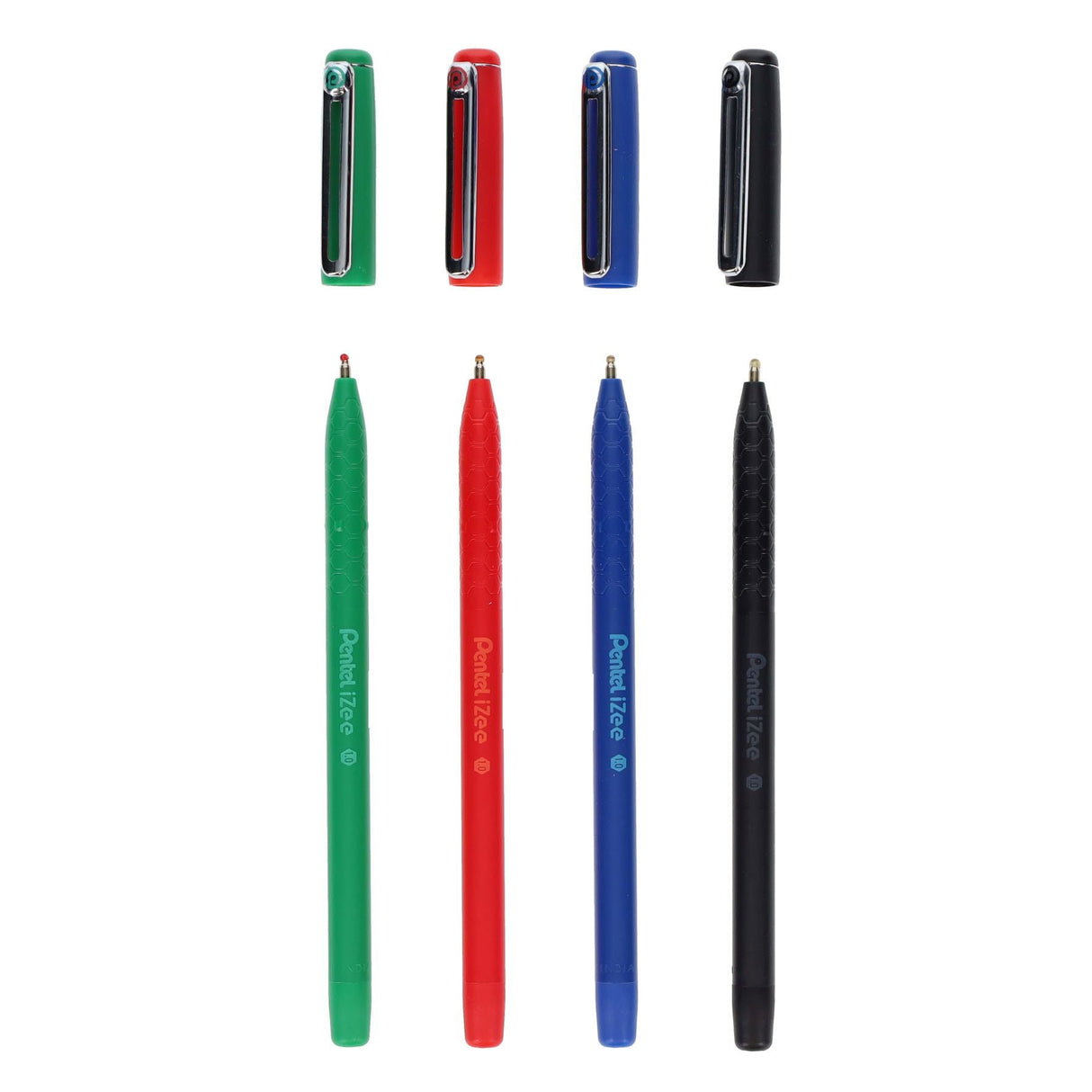 Pentel Izee Ballpoint Pen With Cap - Pack of 4 | Stationery Shop UK