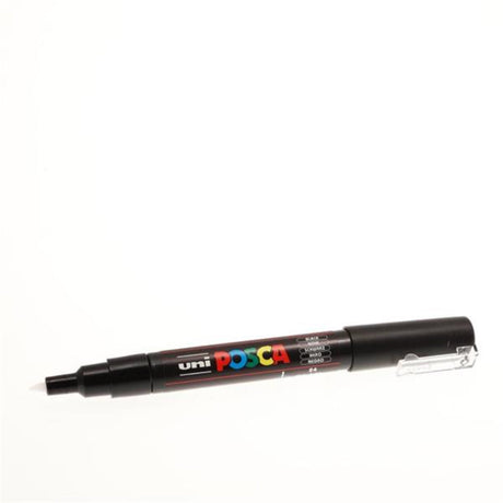 Posca PC-1M Poster Coloured Marker - Round Tip Ultra Fine - Black | Stationery Shop UK