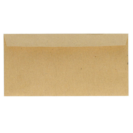 Premail DL Peel & Seal Envelopes - 110 x 220mm - Manilla - Pack of 50