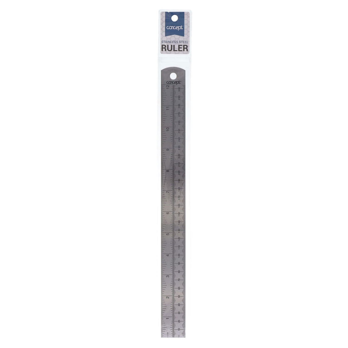 Premier 12/30cm Deadlength Steel Ruler-Rulers-Premier|StationeryShop.co.uk