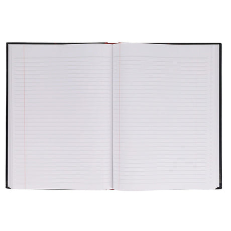 Premier A4 Hardcover Notebook - 80gsm - Red & Black - 384 Pages