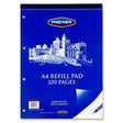 Premier A4 Refill Pad - Wide Ruled - Top Bound - 320 Pages